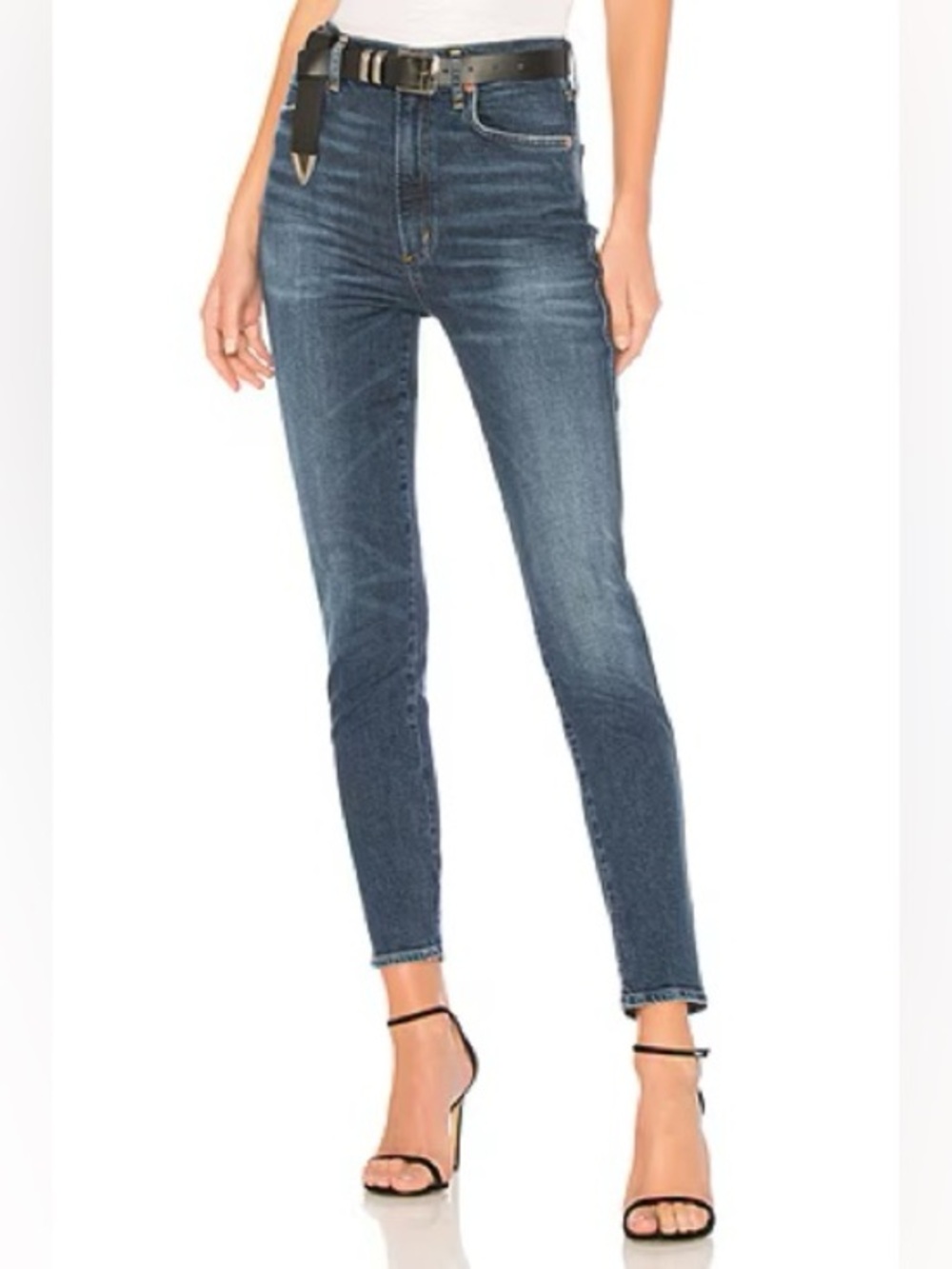 AGOLDE Roxanne Super High Rise Skinny in Freeway 26